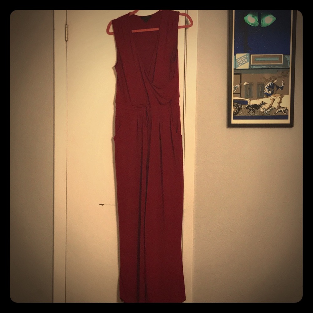 Goldray Red Jumpsuit